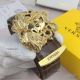 Perfect Fake Versace Crocodile Belt For Men - Gold Engraved Medusa Buckle (5)_th.jpg